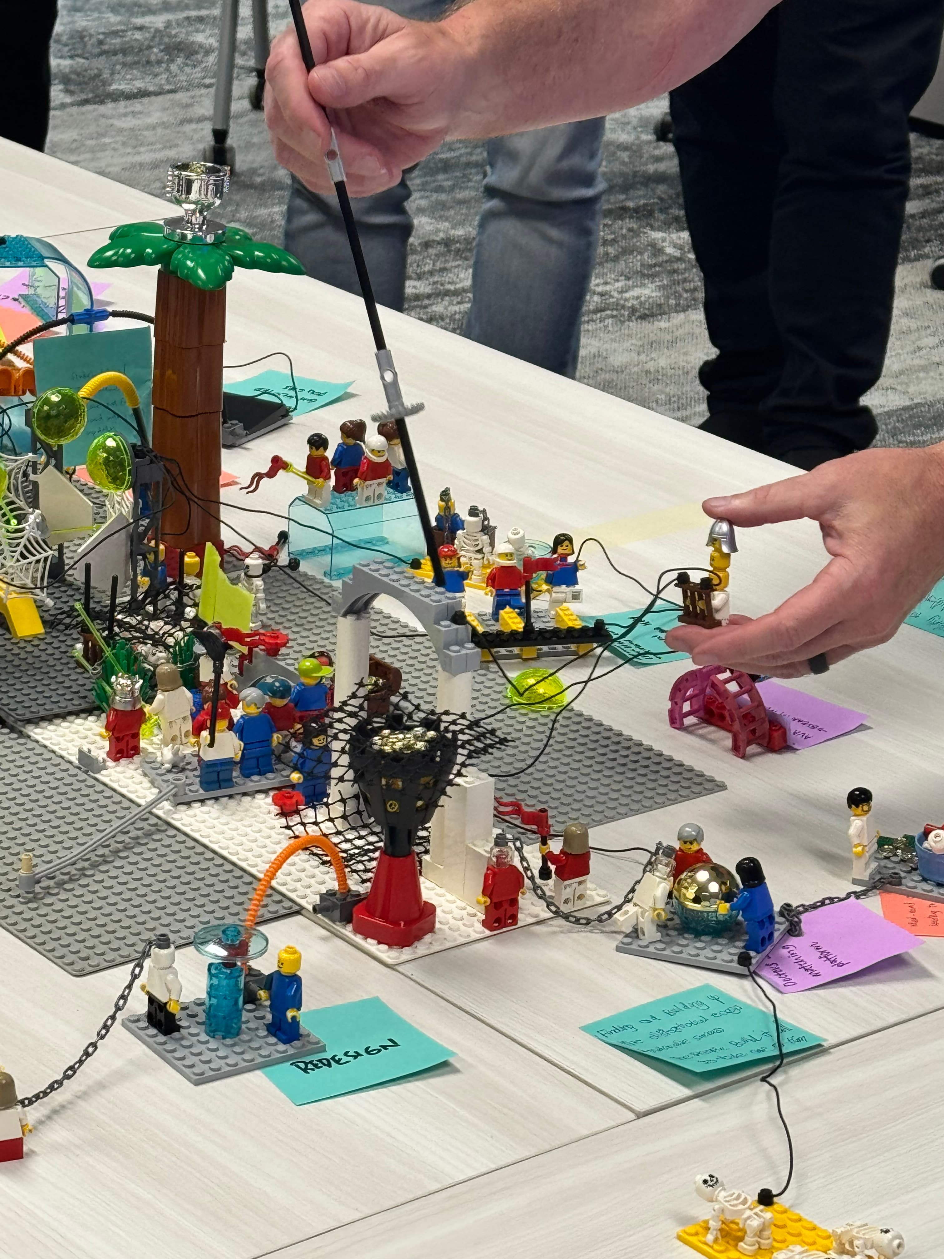 Prathap facilitating a LEGO Serious Play workshop